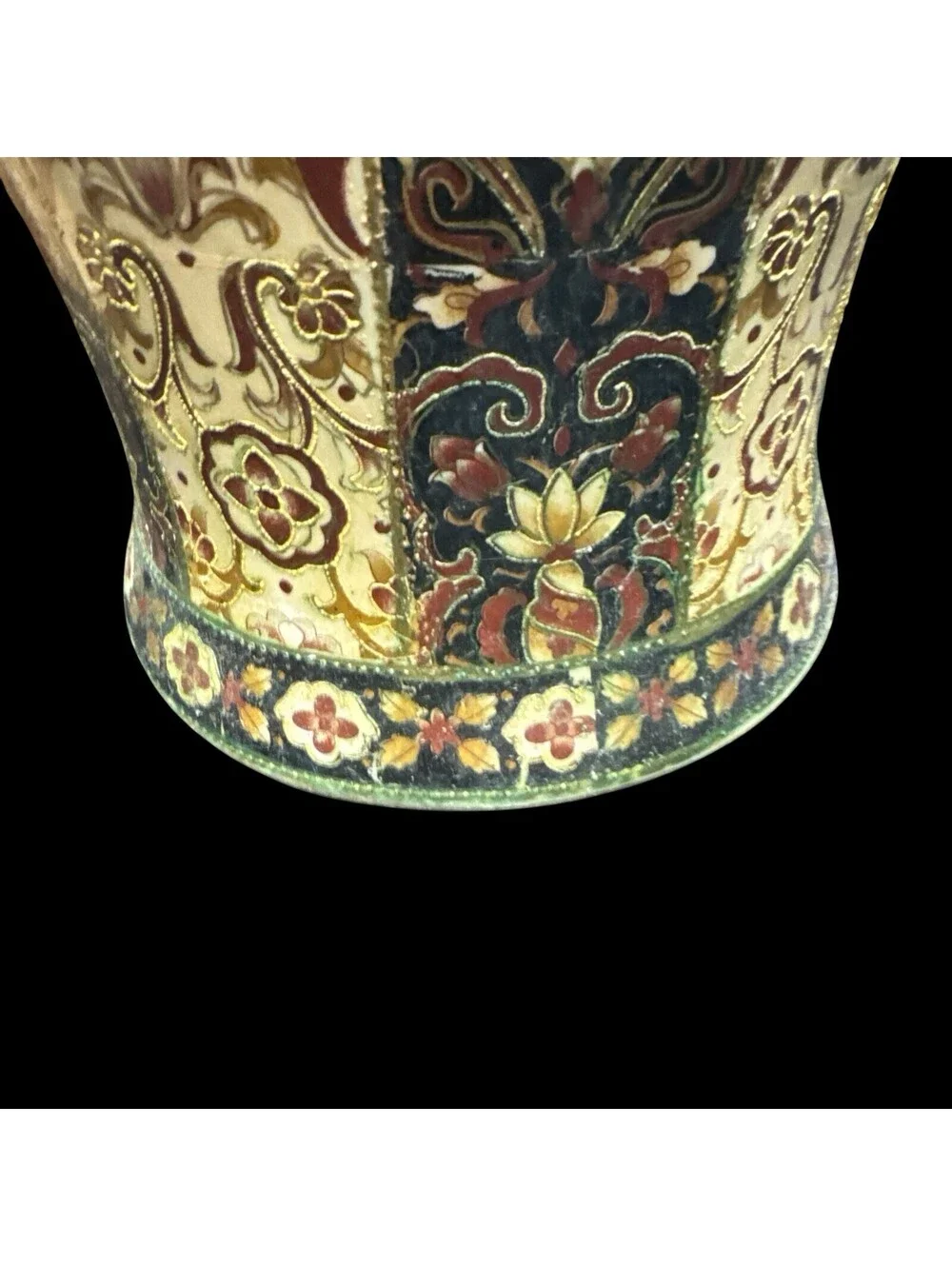 Vintage 24” T Vase Signed And Stamped From China 8” D At Top RARE